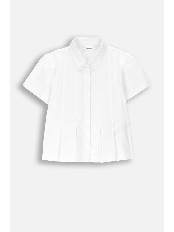 Coccodrillo Coccodrillo Bluzka WC6140201EJG-001 Biały Regular Fit