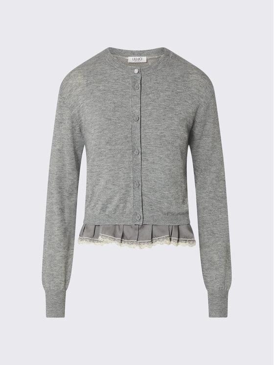 Liu Jo Liu Jo Kardigan WF6034MA16R02050 Szary Regular Fit