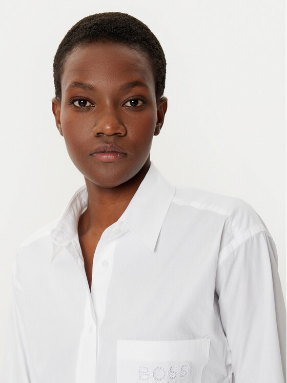 BOSS BOSS Hemd 50530981 Weiß Relaxed Fit