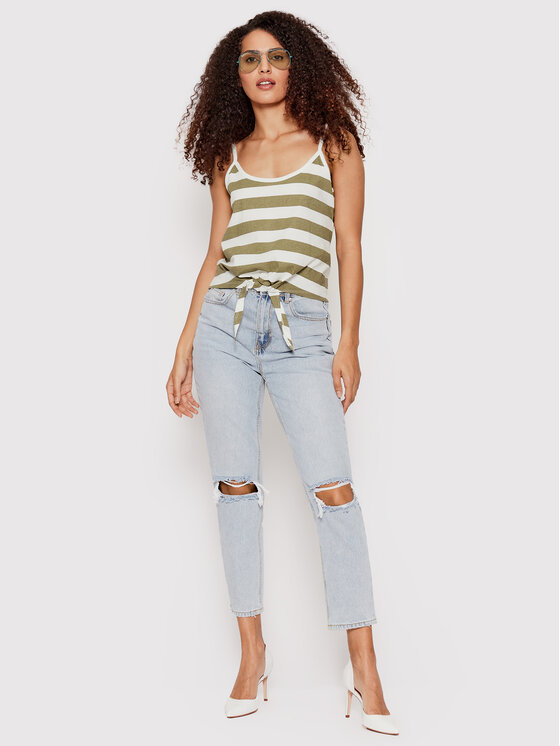 Vero Moda Džinsai Joana 10263961 Mėlyna Mom Fit • Modivo.lt