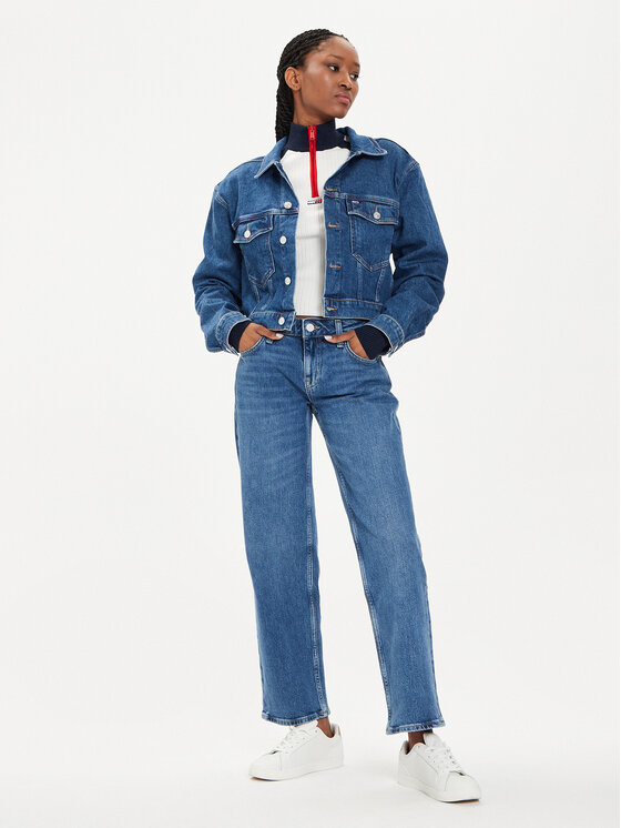 Tommy Jeans Tommy Jeans Kurtka jeansowa Claire DW0DW18207 Niebieski Regular Fit