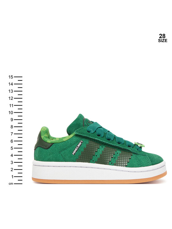 adidas adidas Sneakersy Campus 00S Comfort Closure Elastic Lace X Minecraft JS3788 Zelená
