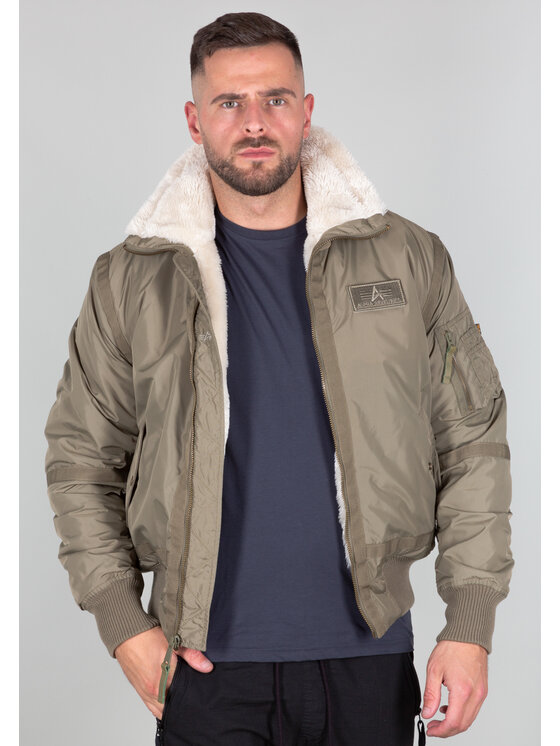 Alpha Industries Alpha Industries Kurtka bomber B-15 III TT Two Tone Bomber Jacket Brązowy Regular Fit