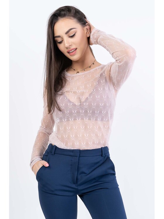 PINKO Pinko Halenka Berlino Růžová Slim Fit