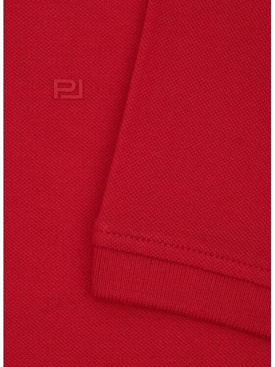 Pako Lorente Pako Lorente Polo P26SF-TX-003 Czerwony Classic Fit