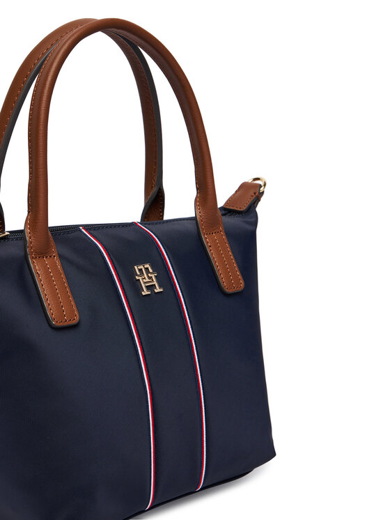 Tommy Hilfiger Tommy Hilfiger Borsetta Popette Mini Tote Corp AW0AW17707 Blu scuro