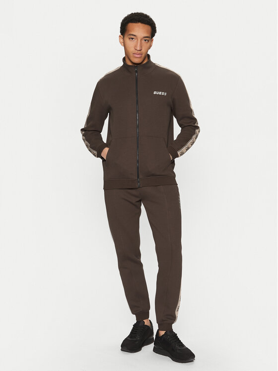 Guess Guess Bluză Z2YQ10 KB3P2 Maro Regular Fit