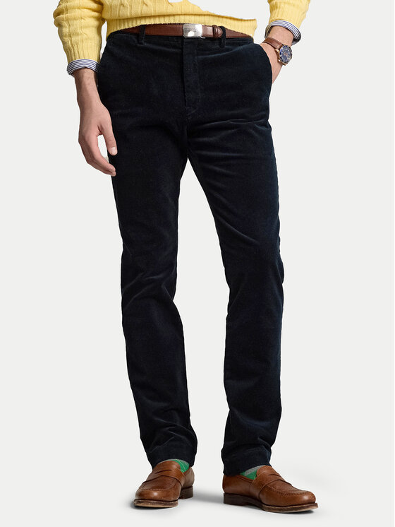 Polo Ralph Lauren Polo Ralph Lauren Hlače 710879958012 Tamnoplava Slim Fit