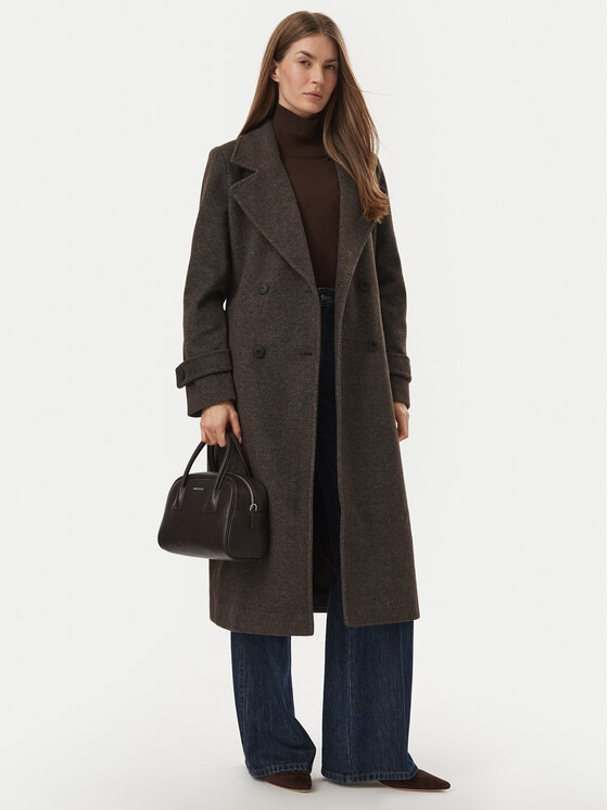 Vero Moda Зимно палто Eva 10348666 Кафяв Regular Fit