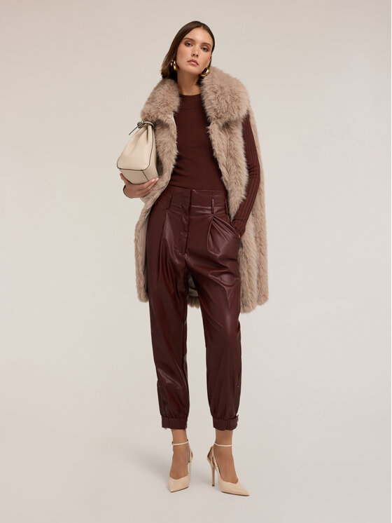 Motivi Motivi Pelliccia 80486000012N013 Écru Over Fit