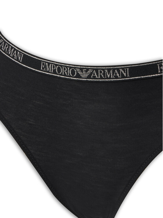 Emporio Armani Underwear Emporio Armani Underwear Set 2 perechi de chiloți de damă clasici EW000403 AF10889 MC005 Negru