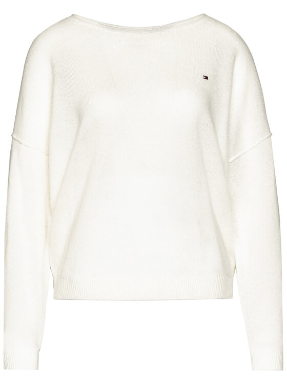 Tommy Hilfiger Tommy Hilfiger Sveter Softwool WW0WW28890 Béžová Regular Fit