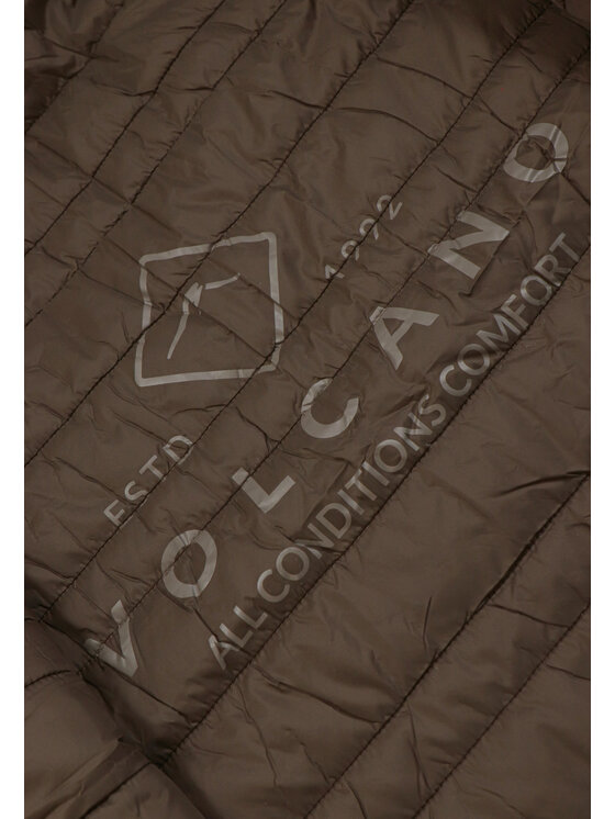 Volcano Volcano Kurtka zimowa J-PINAR Brązowy Regular Fit