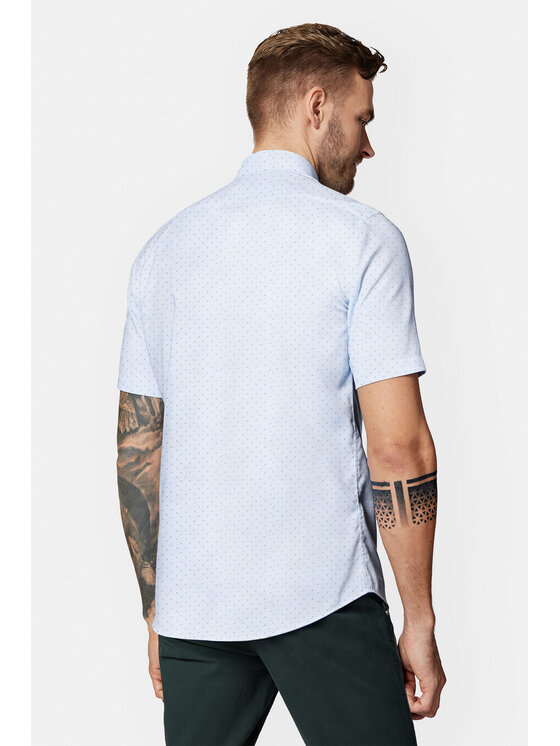 Lancerto Lancerto Koszula Milena KO073123000046 Błękitny Slim Fit