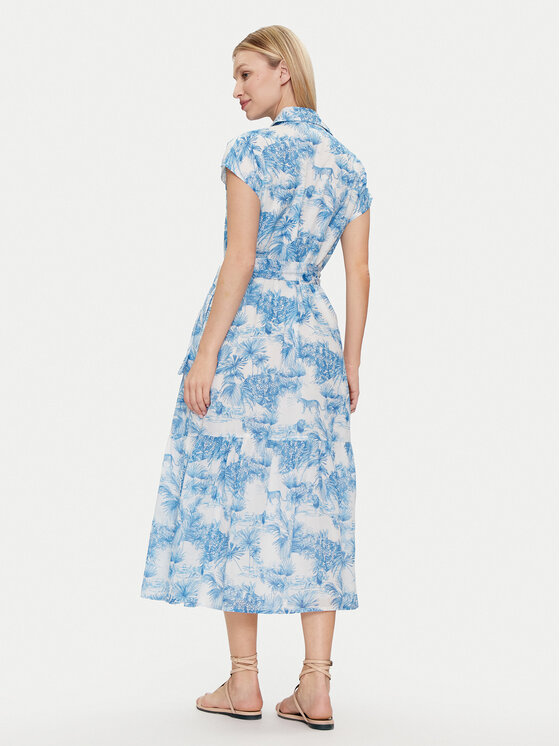 Iconique Iconique Vasarinė suknelė Kate IC24-055 Mėlyna Regular Fit