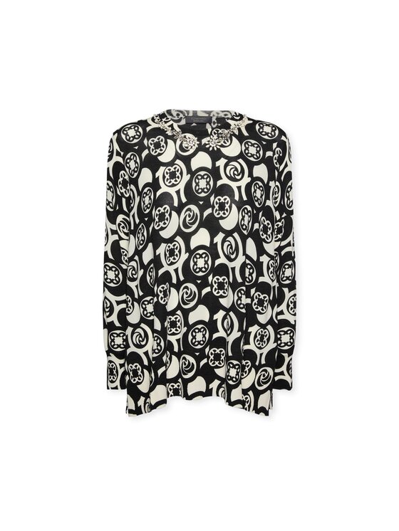 Elena Mirò Elena Mirò Maglione M603Z000744N0S1 Nero Regular Fit