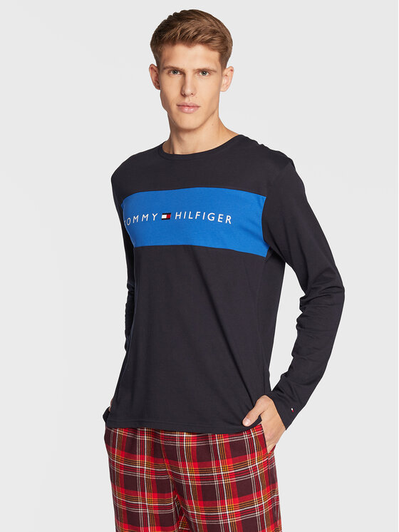 Tommy Hilfiger Longsleeve UM0UM01906 Dunkelblau Regular Fit 