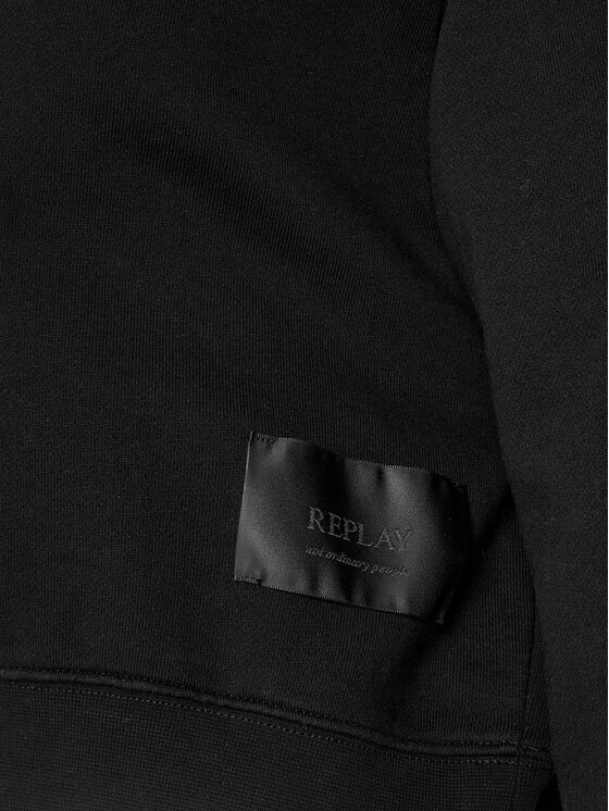 REPLAY Replay Bluză W3104B.000.23650P Negru Regular Fit