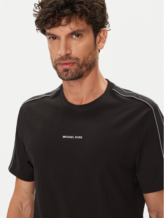 Michael Kors Michael Kors T-Shirt CT4524E1V2 Czarny Regular Fit