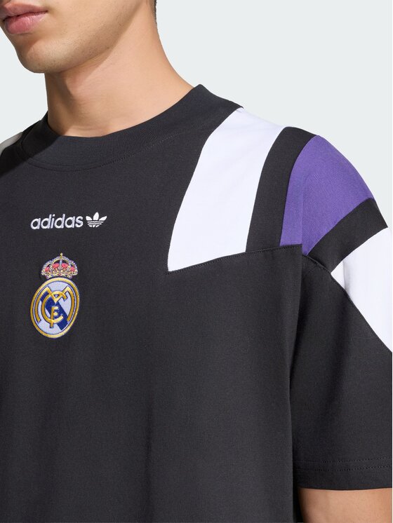 adidas adidas Koszulka techniczna 172012 Czarny Loose Fit