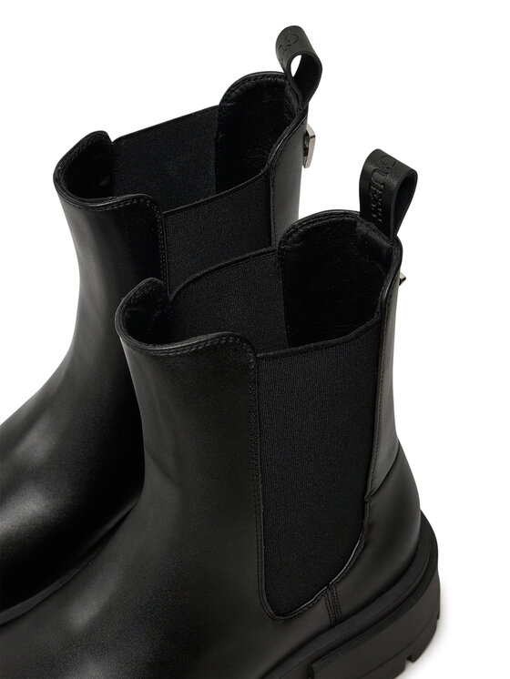 Guess Guess Členková obuv s elastickým prvkom Charlotte FLFCHT ELE10 Čierna