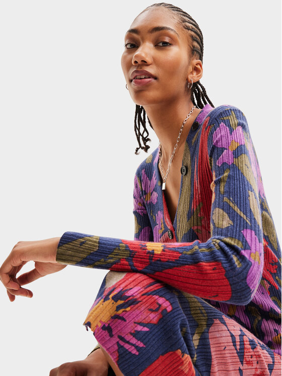 Desigual Desigual Kasdieninė suknelė 23WWVF13 Spalvota Slim Fit