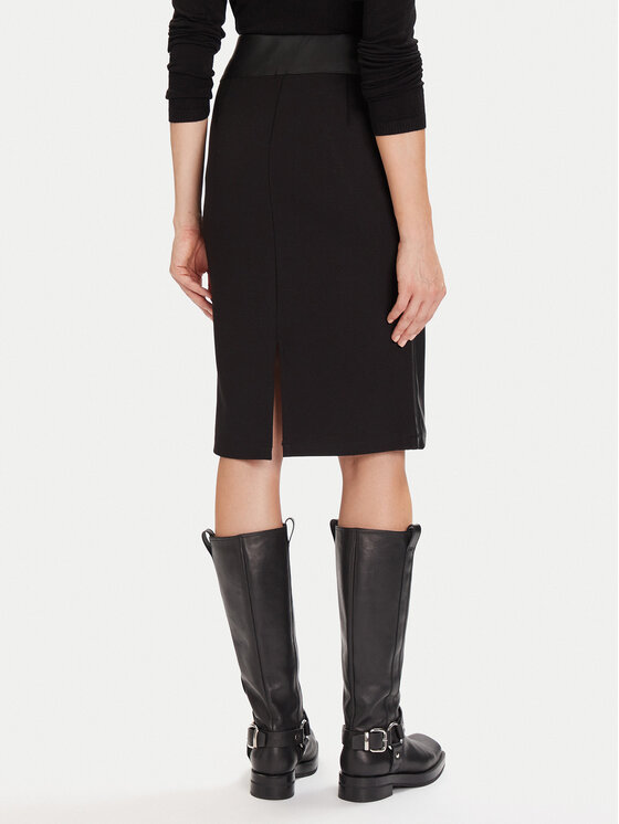 Morgan Morgan Tehisnahast seelik 242-JMADO Must Slim Fit