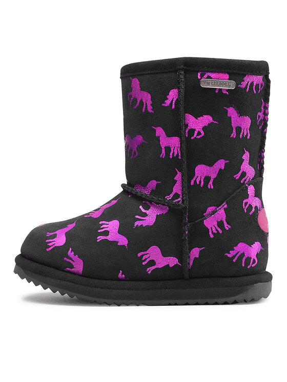 EMU Australia EMU Australia Schneeschuhe Rainbow Unicorn Brumby K12373 Schwarz