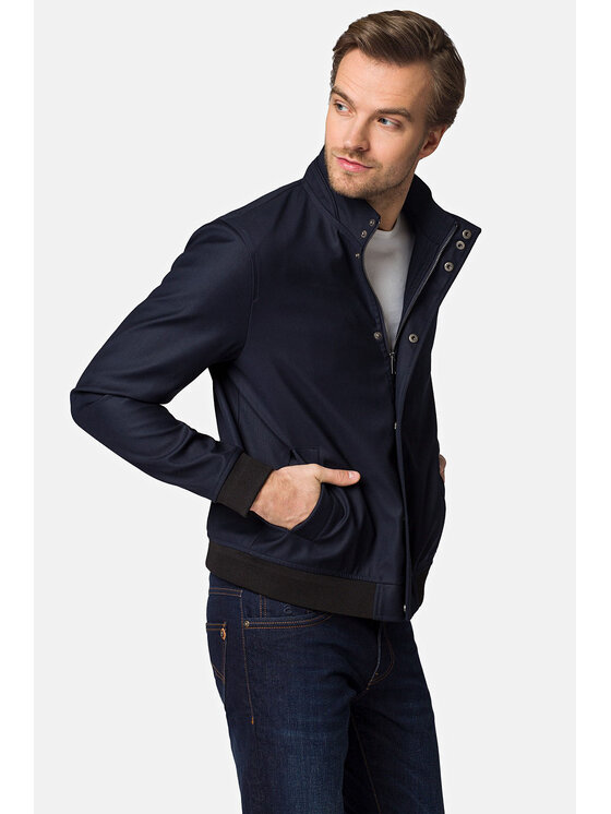 Lancerto Lancerto Kurtka bomber Elania Granatowy Regular Fit