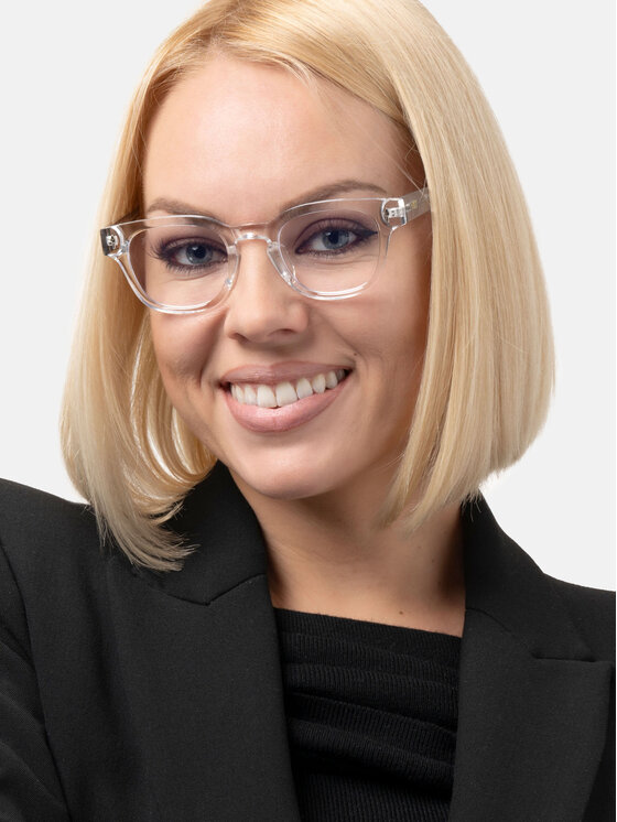 X Frame Therapy X Frame Therapy Okulary z filtrem blue light Transluming Przezroczysty