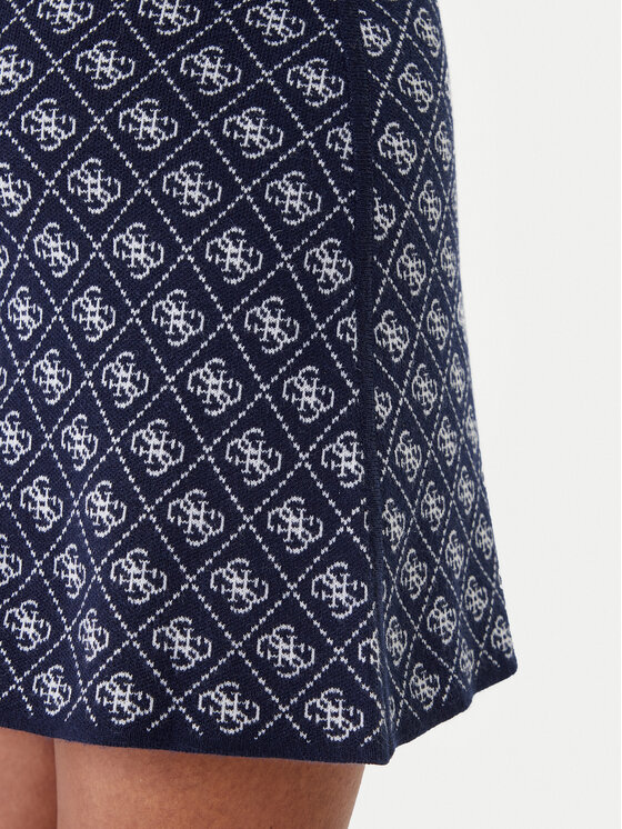 Guess Guess Спідниця-олівець W5BD81 Z3JD2 Cиній Slim Fit