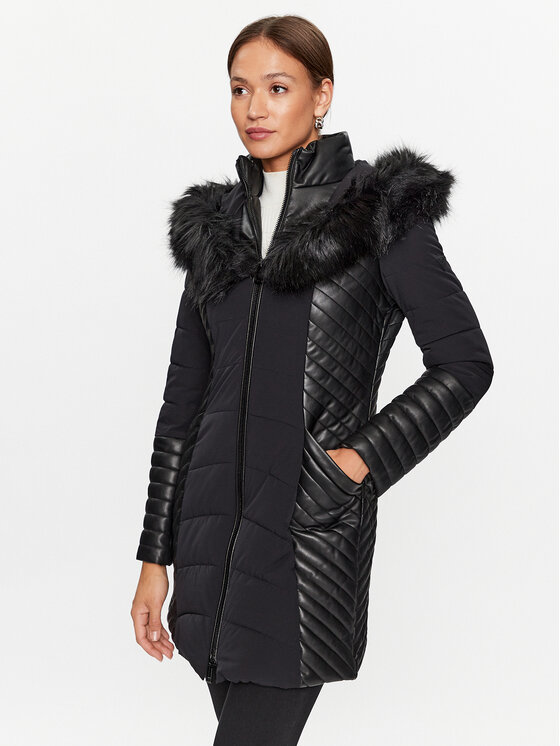 Guess Guess Зимова куртка W3BL26 W6NW2 Чорний Regular Fit
