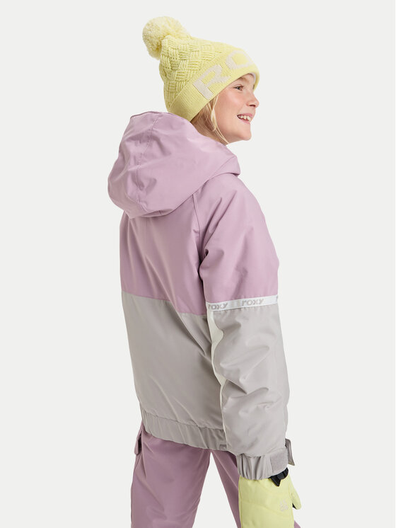Roxy Roxy Lyžařská bunda Hekla Ice ERGTJ03204 Růžová Relaxed Fit