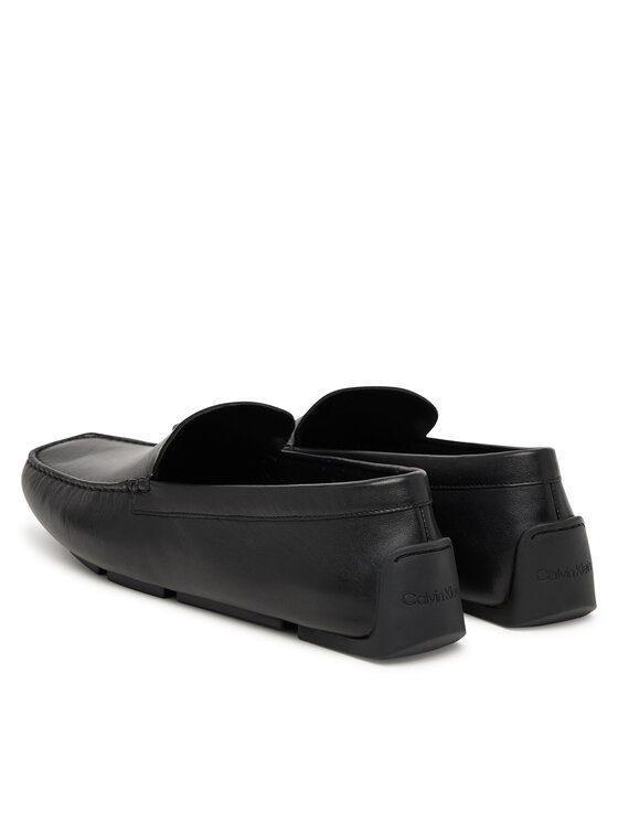 Calvin Klein Calvin Klein Mokasyny Driver Penny Embl Lth HM0HM02085 Czarny