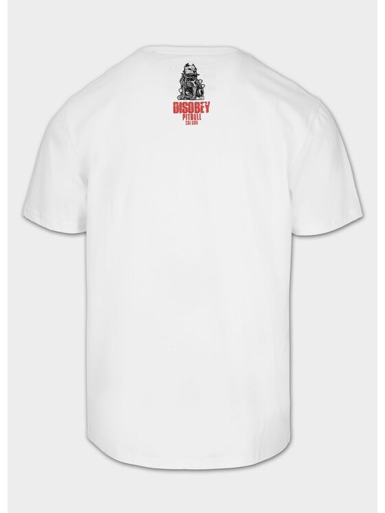 PITBULL PITBULL T-Shirt DISOBEY Biały Regular Fit
