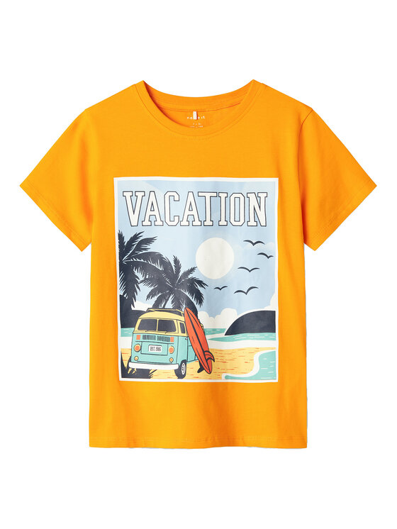 NAME IT NAME IT Tricou Zelo 13239199 Galben Standard Fit