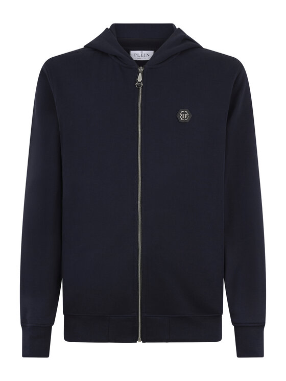 PHILIPP PLEIN PHILIPP PLEIN Bluza 29832 Granatowy Athletic Fit
