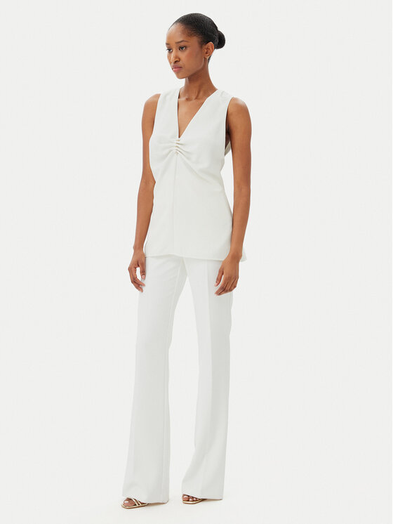 French Connection French Connection Bluse 72YDD 10 Écru Regular Fit