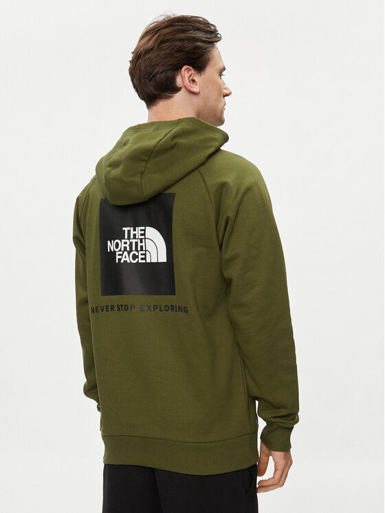 The North Face The North Face Bluza Redbox NF0A2ZWU Zielony Regular Fit