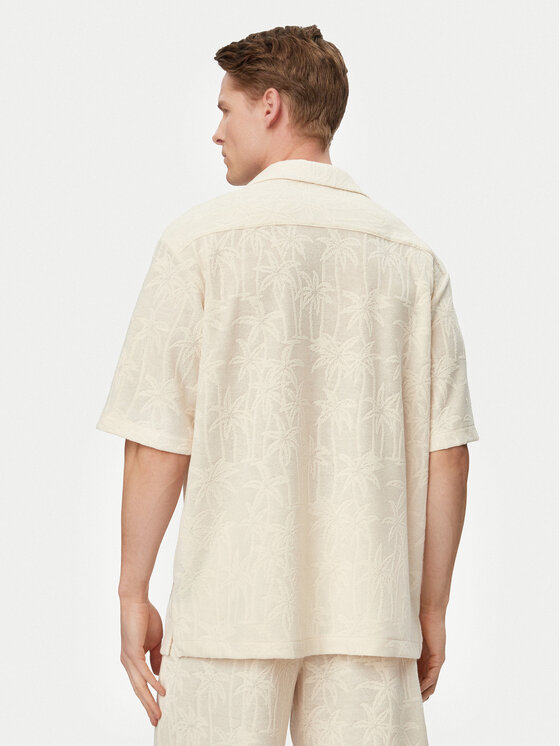 Guess Guess Srajca F6GP05 KG362 Kremna Regular Fit