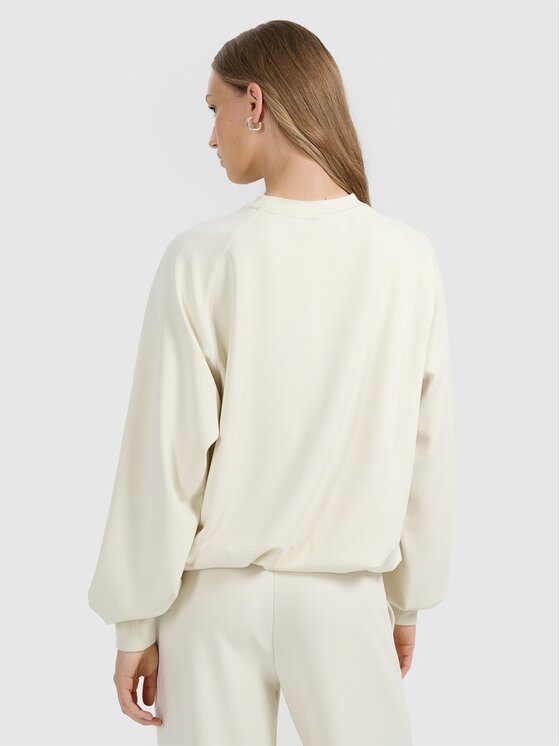 4F 4F Felpa 4FRAW25TSWSF2508-12S Bianco Oversize