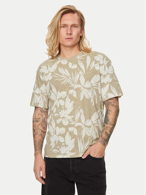 Jack&Jones Majica Jjejeff 12249329 Bež Relaxed Fit