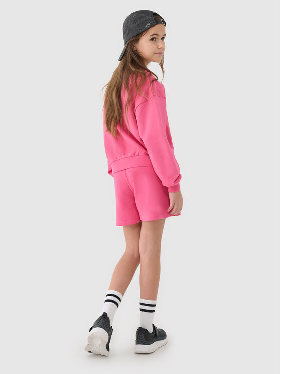 4F 4F Szorty sportowe BASIC+ Różowy Oversize
