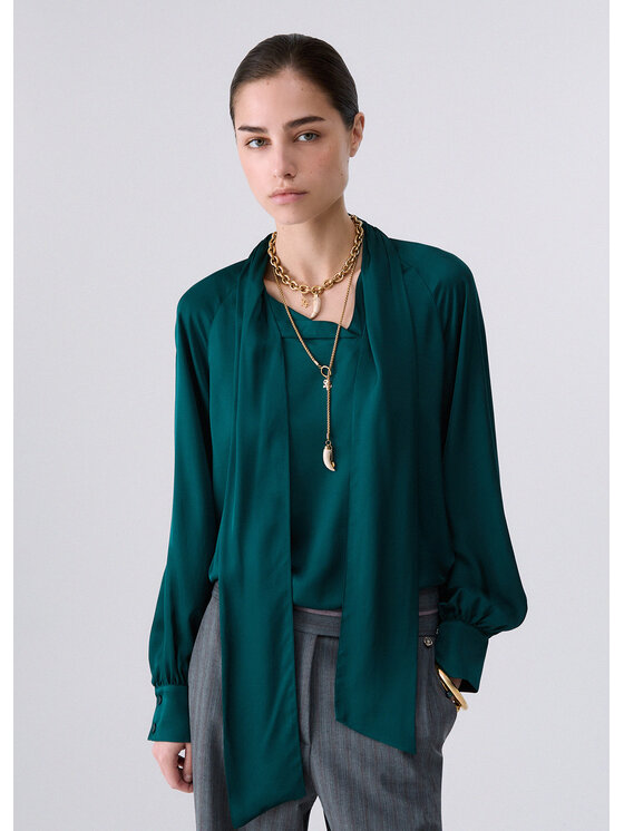 Liu Jo Liu Jo Blusa WF6378T2571X0798 Verde Regular Fit