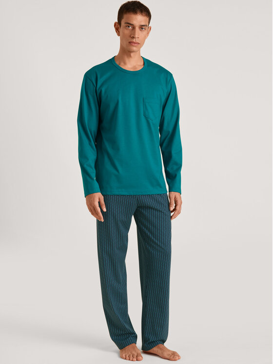 Calida Calida Pyžamo 43288 Modrá Comfortable Fit