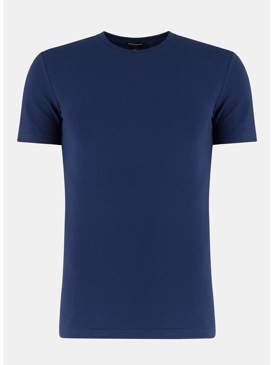 Pako Lorente Pako Lorente T-Shirt P000B-TX-006 Granatowy Classic Fit