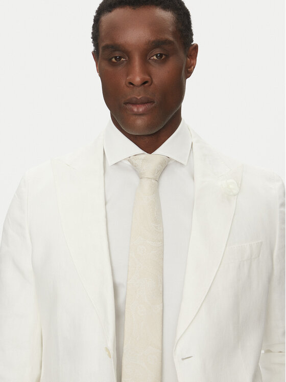 BOSS BOSS Cravatta H-Tie 7,5 Cm-222 50538976 Bianco