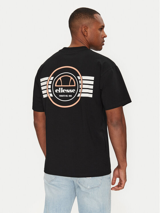 Ellesse Ellesse T-Shirt Duomo SHZ21889 Czarny Relaxed Fit