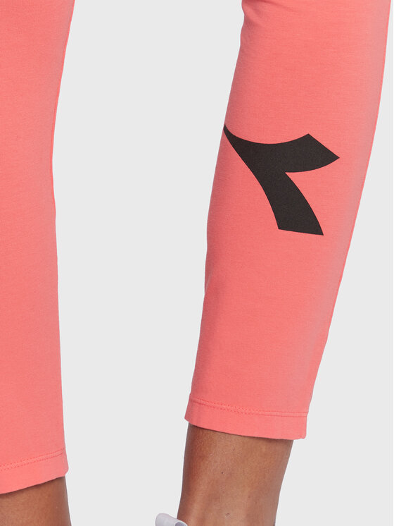 Diadora Diadora Legginsy Manifesto 502.179484 Różowy Slim Fit