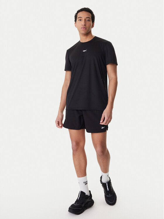 Reebok Reebok T-Shirt RK25602CCM Μαύρο Regular Fit